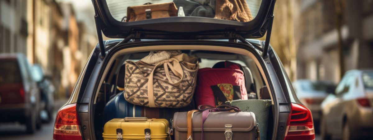 close-up-packed-car-traveling